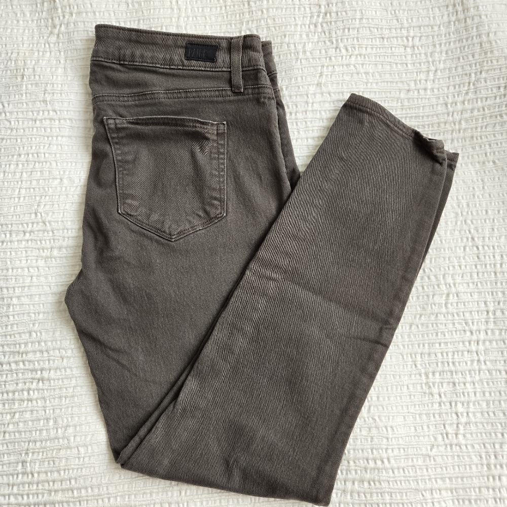 Paige Olive Green Verdugo Ankle Jeans - Size 29